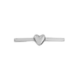 Charm Ring · Smooth Heart