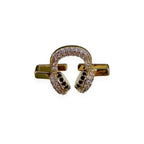 Charm Clip · Earphones, gold