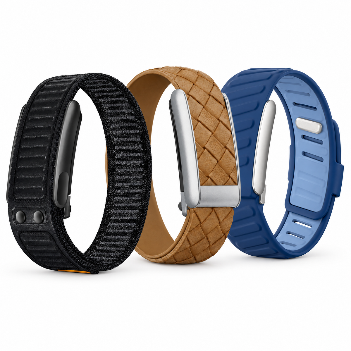 Knit Duo Night, Leather Tan and Sport Navy bands